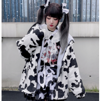 Cow Pattern Kawaii Jacket by Diamond Honey (DH301)
